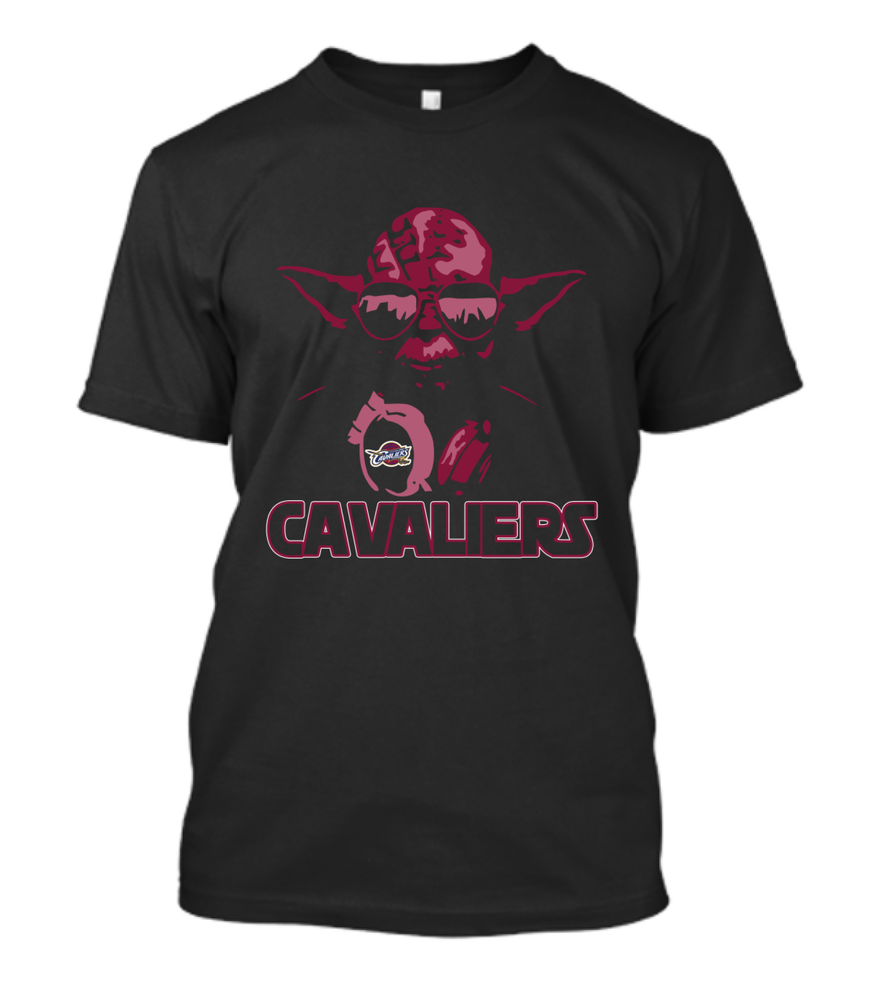 Cavaliers Yoda Star Wars Fans Cleveland Nba Mashup T-Shirt