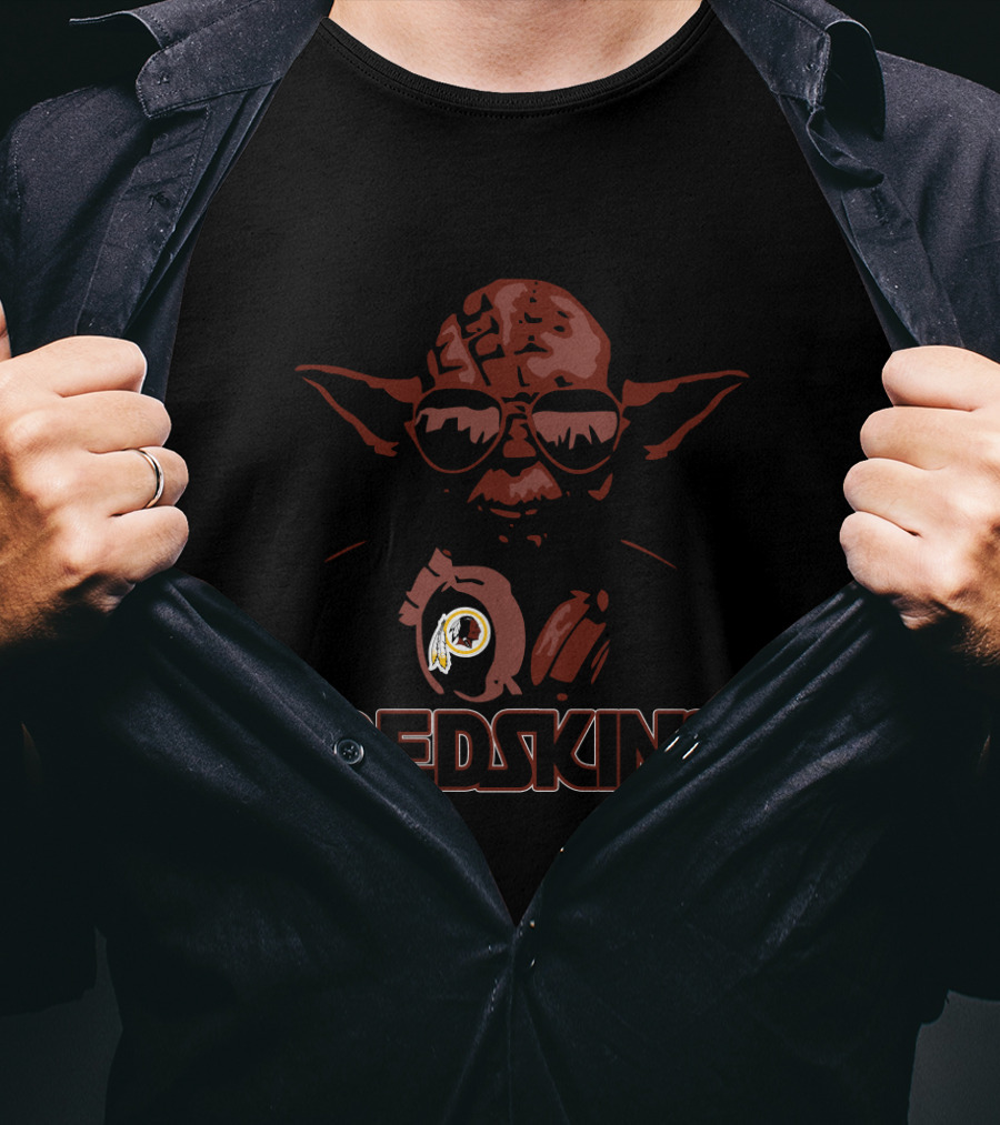 Yoda Redskins Fans Parody Crossover T-Shirt