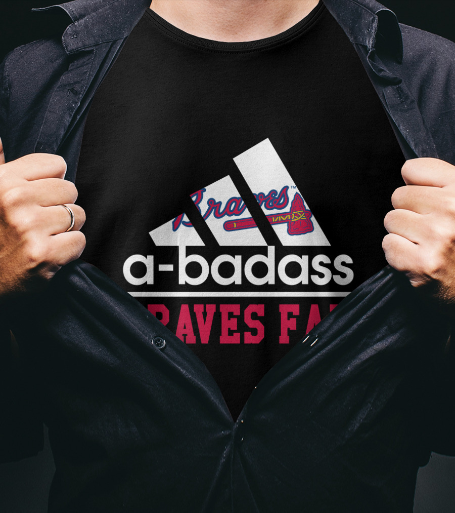 Braves Fan A-Badass Sports Graphic T-Shirt