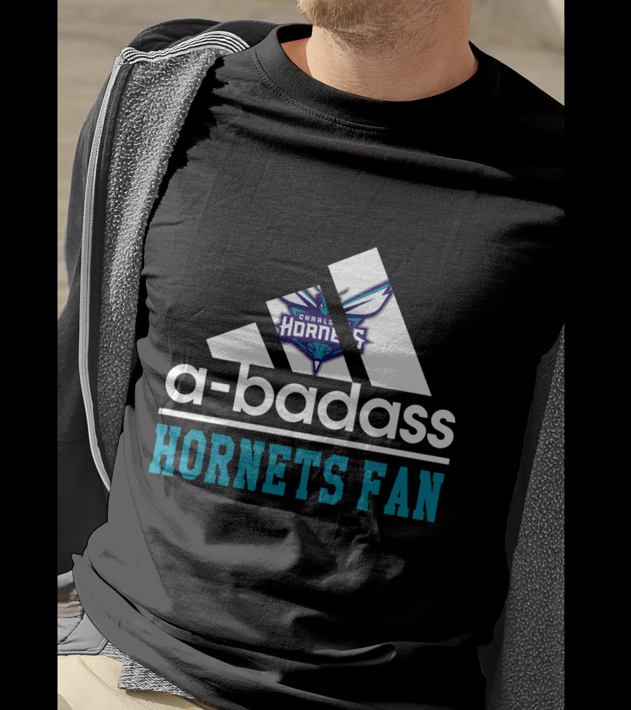 Charlotte Hornets Badass Hornets Fan T-Shirt