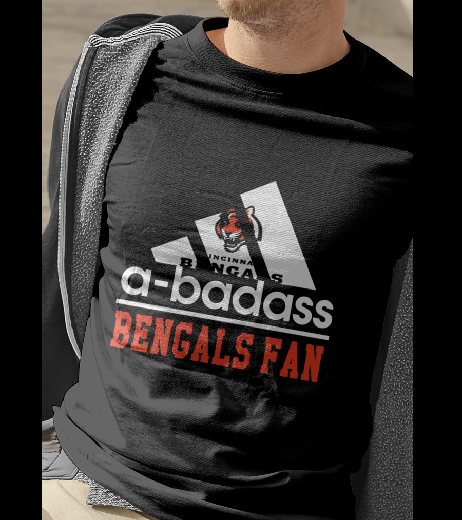 Cincinnati Bengals A-Badass Bengals Fan T-Shirt