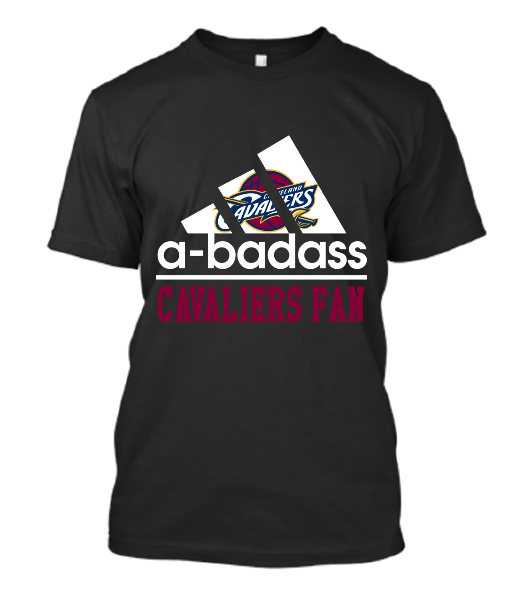 Cleveland Cavaliers A-Badass Cavaliers Fan T-Shirt