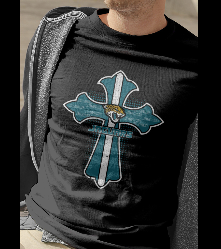 Jaguars Cross Logo Jacksonville Jaguars T-Shirt