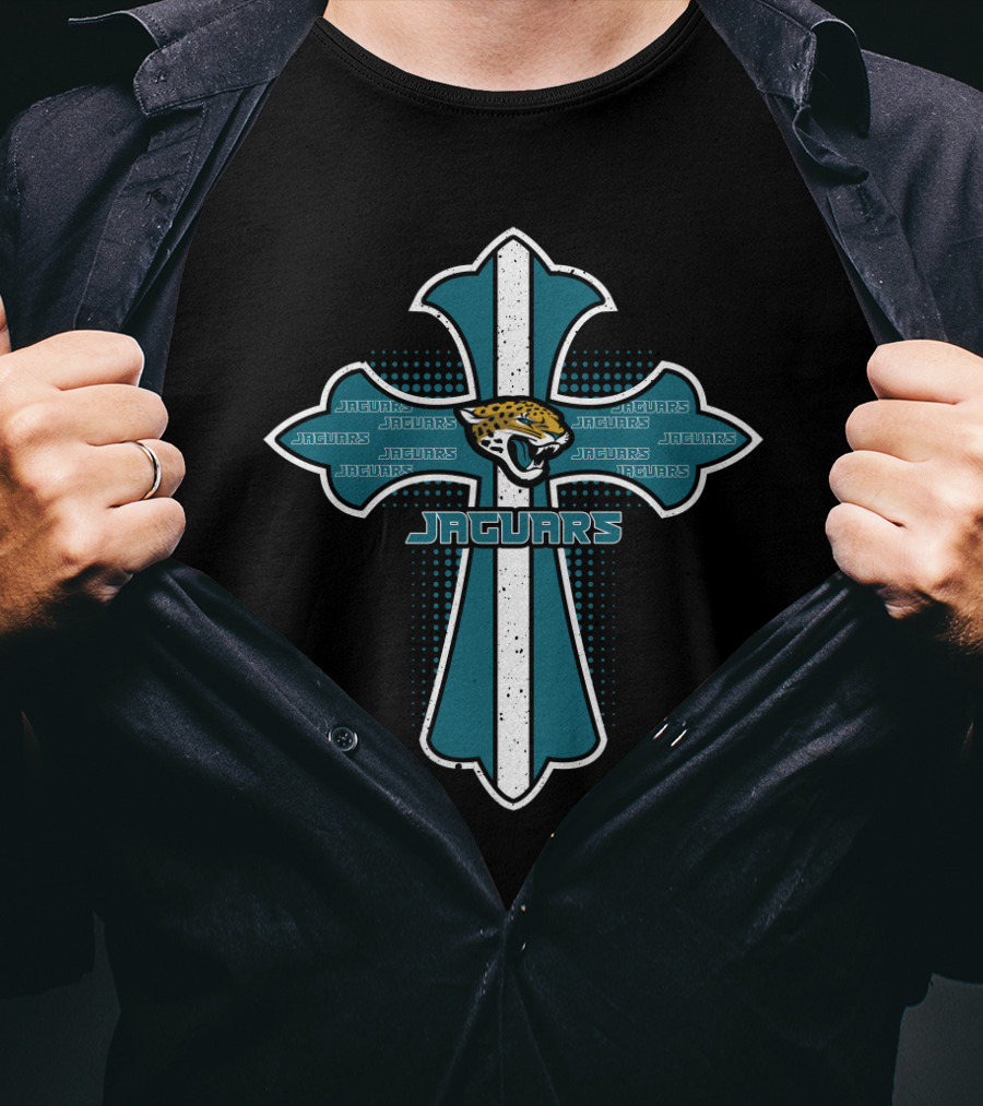Jaguars Cross Logo Jacksonville Jaguars T-Shirt