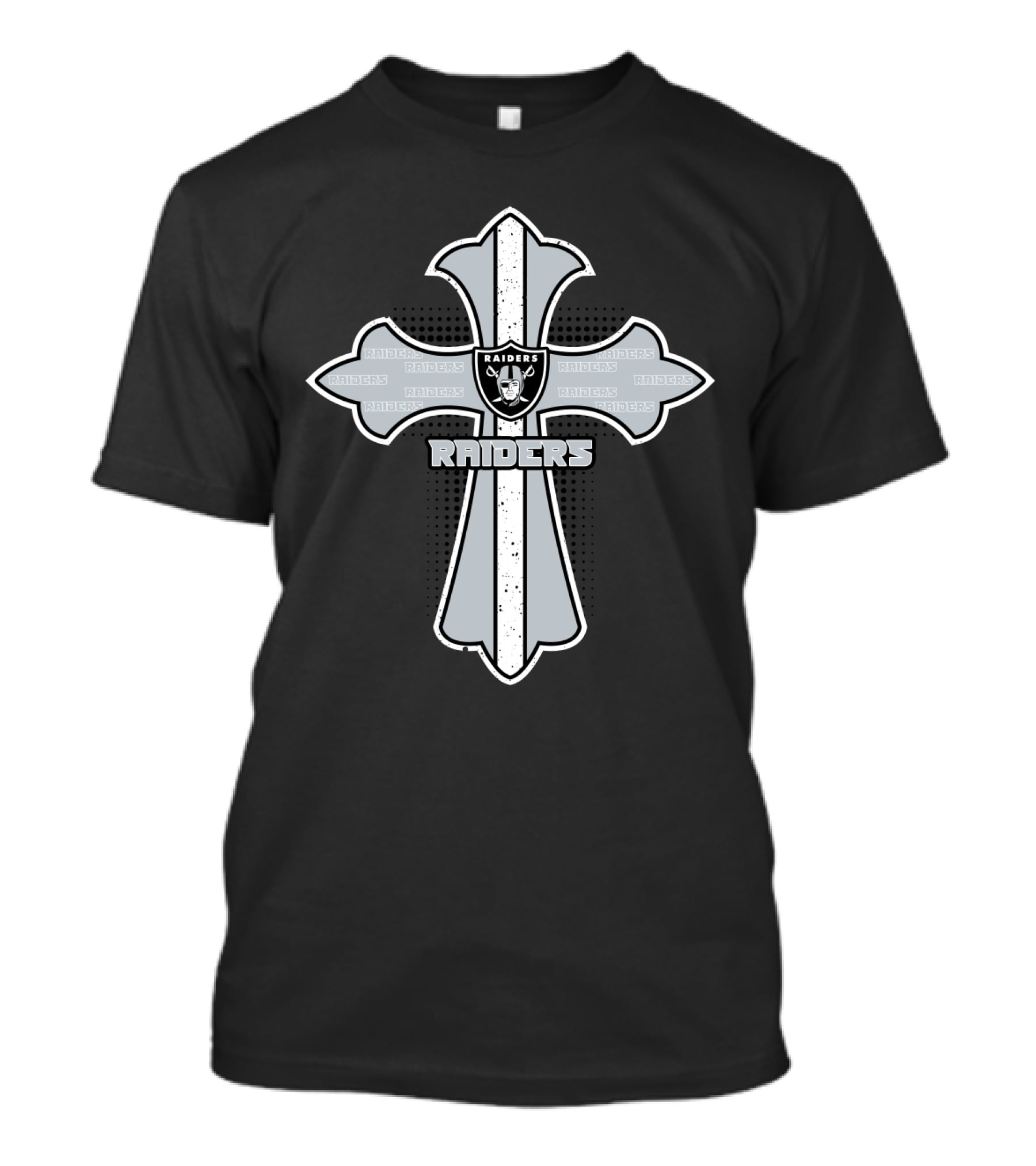 Raiders Cross For Jesus And Oakland Fans T-Shirt