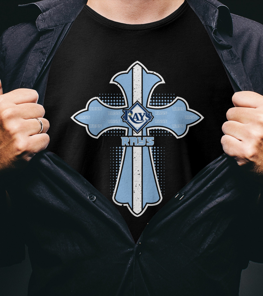 Rays Cross For Jesus And Tampa Bay Rays Fans T-Shirt