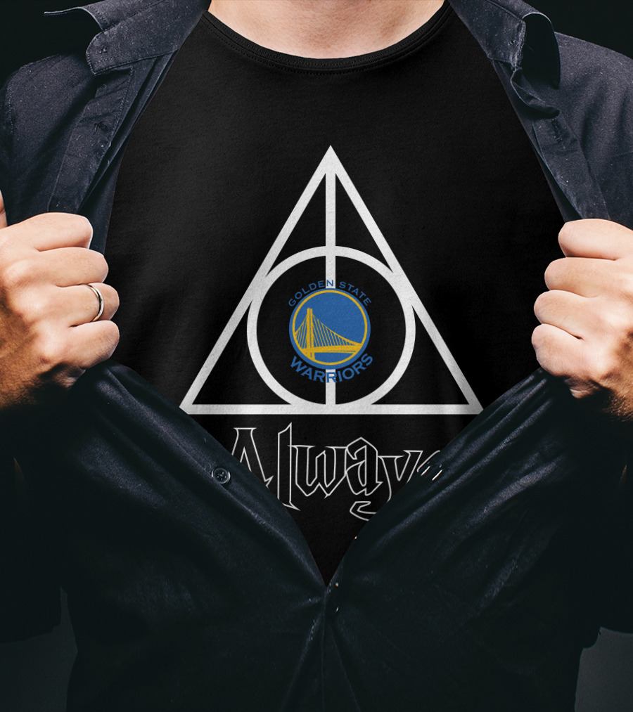 Deathly Hallows Always Golden State Warriors T-Shirt