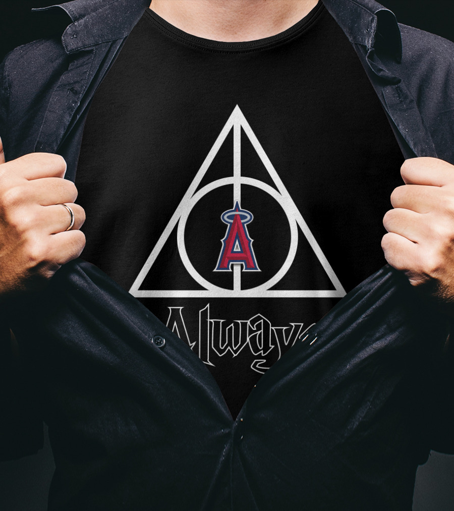 Always Deathly Hallows Los Angeles Angels T-Shirt