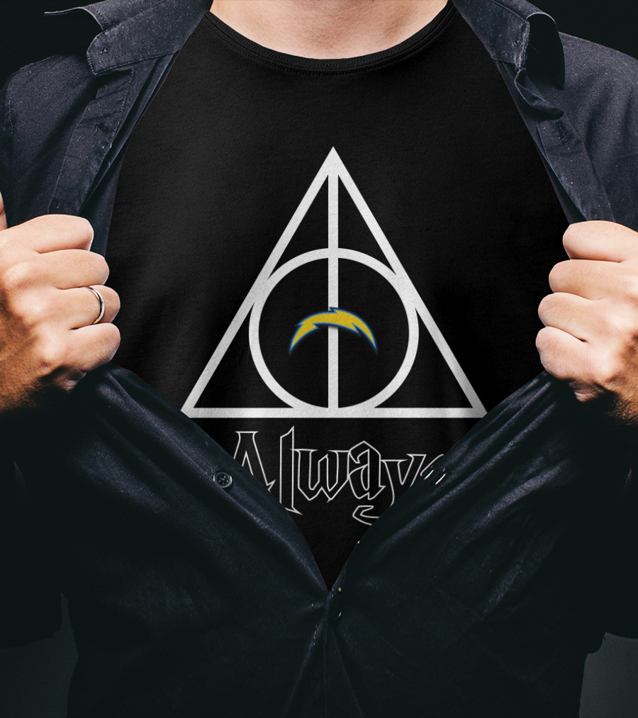 Always Deathly Hallows Los Angeles Chargers T-Shirt