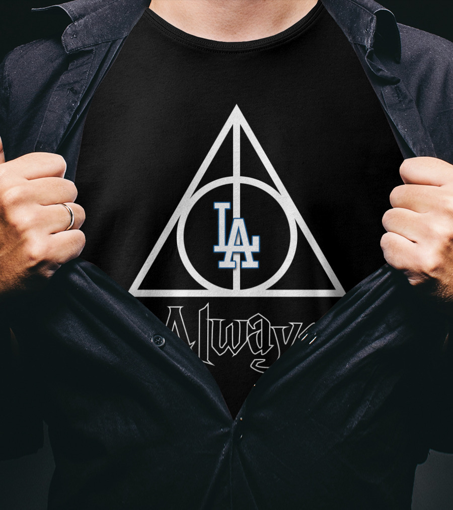 Always Los Angeles Dodgers Deathly Hallows T-Shirt