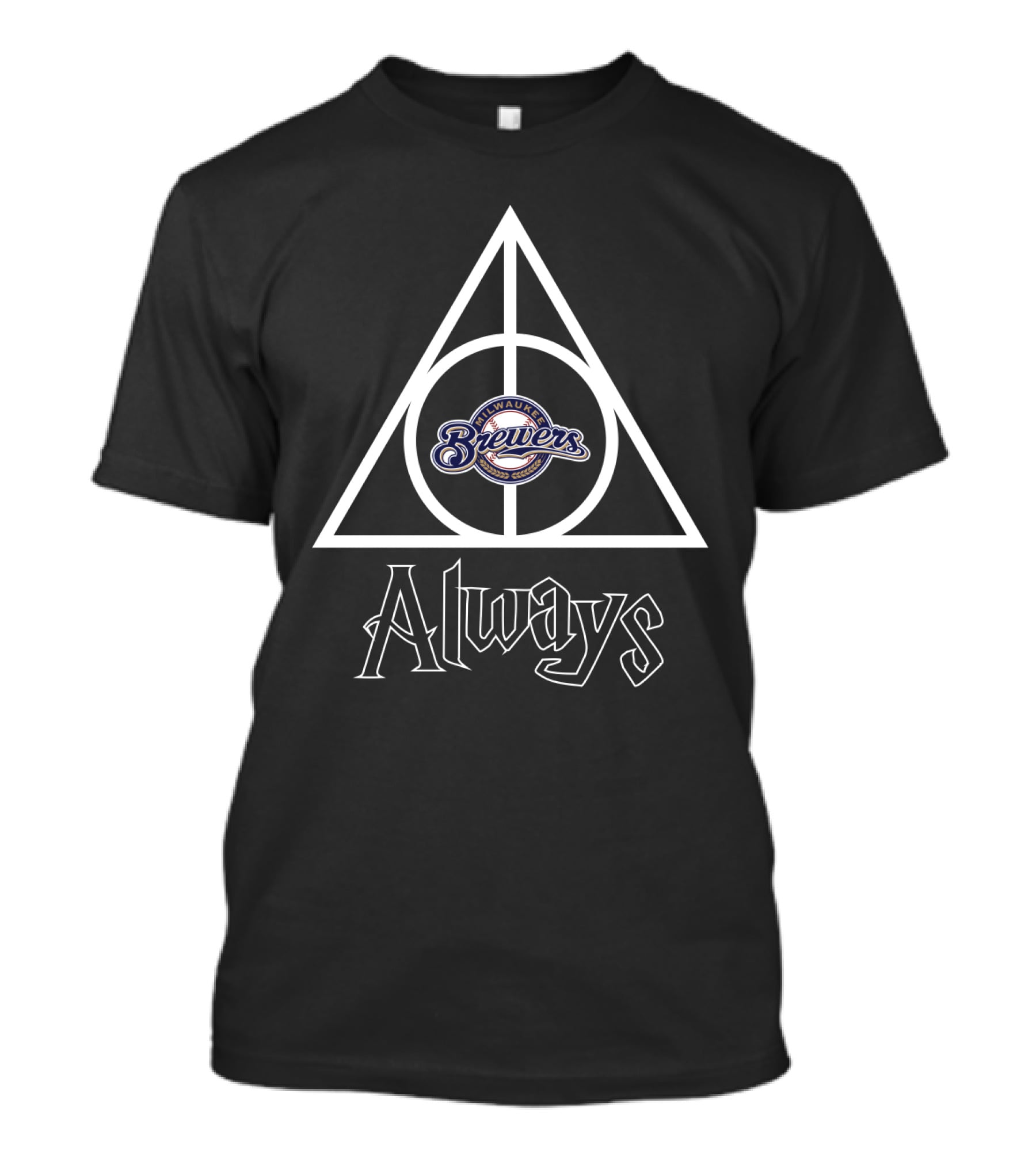 Milwaukee Brewers Always With Deathly Hallows T-Shirt