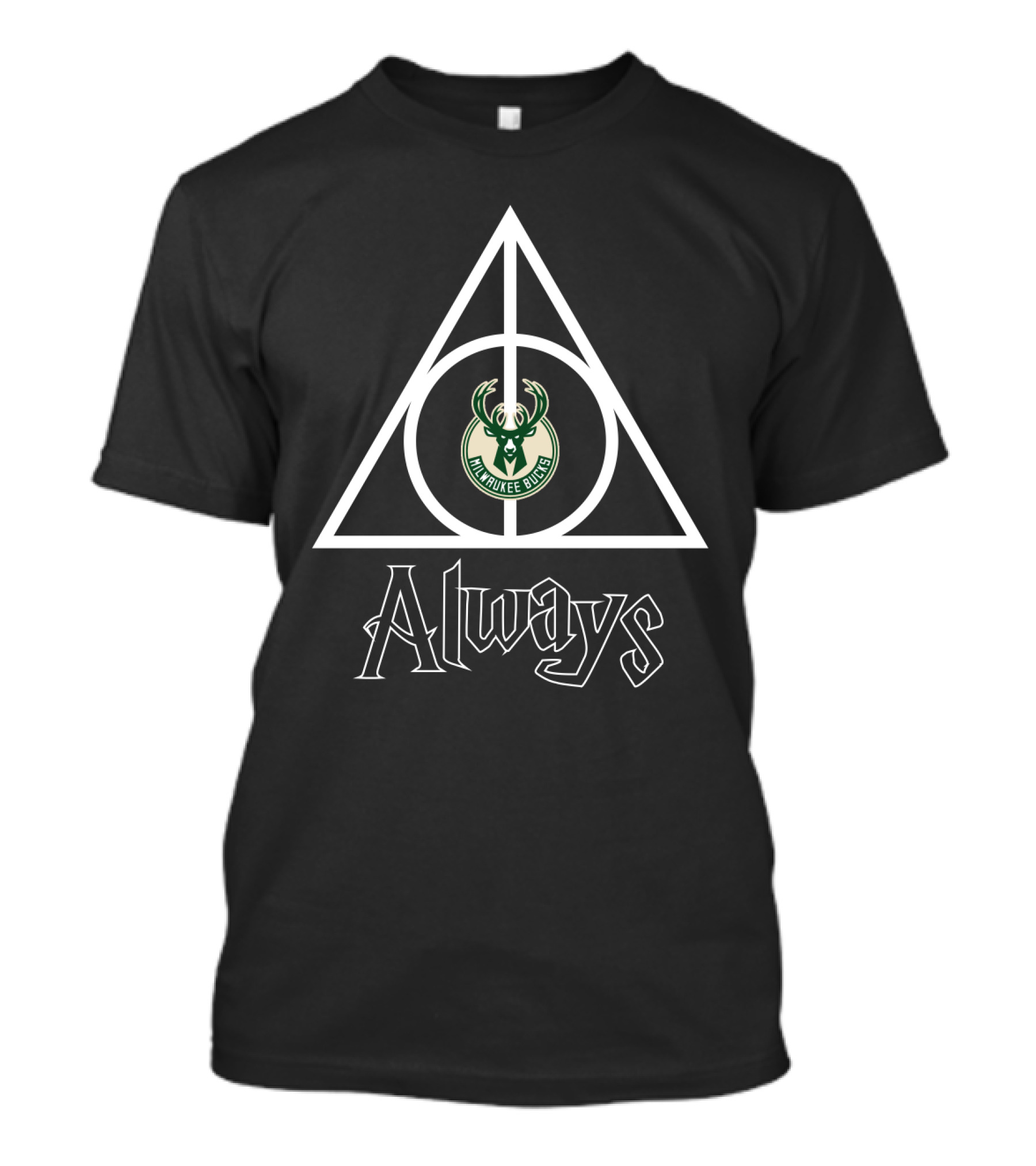 Deathly Hallows Milwaukee Bucks Always T-Shirt