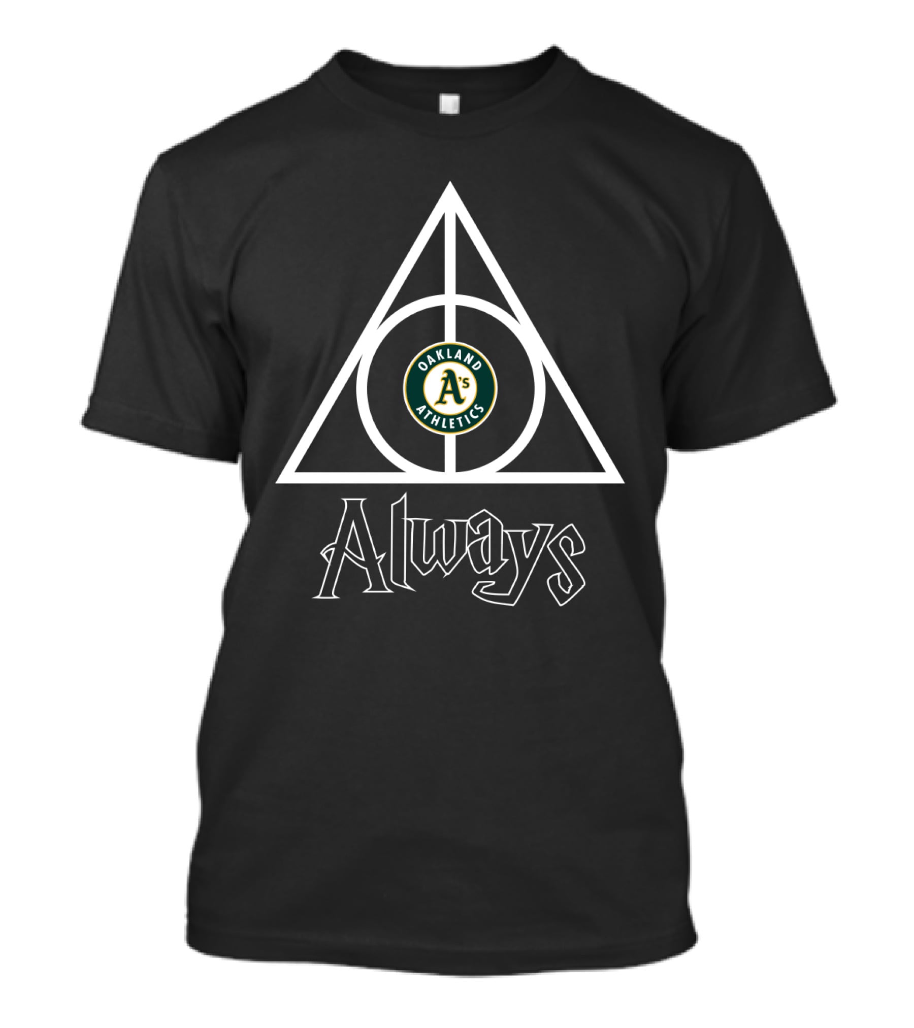 Always Deathly Hallows Oakland Athletics T-Shirt