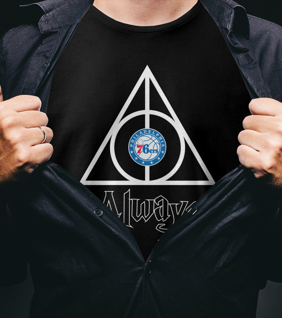 Philadelphia 76ers Deathly Hallows Always T-Shirt