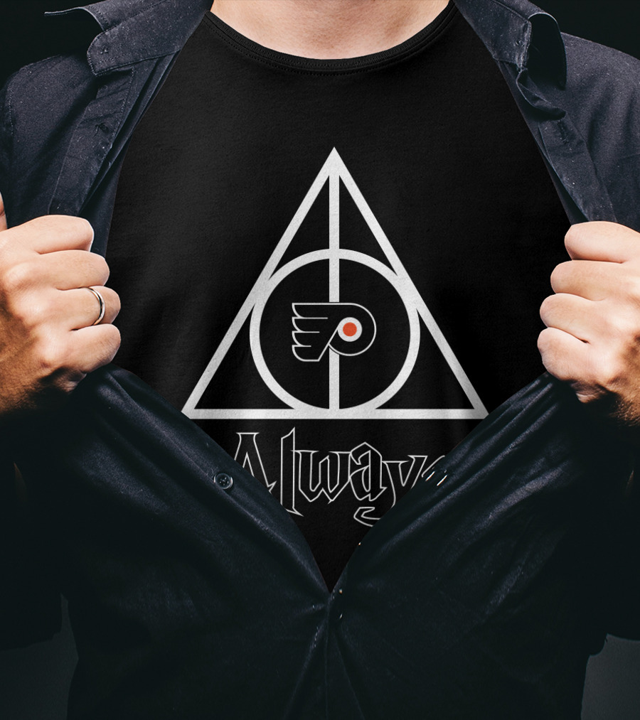 Always Deathly Hallows Philadelphia Flyers T-Shirt