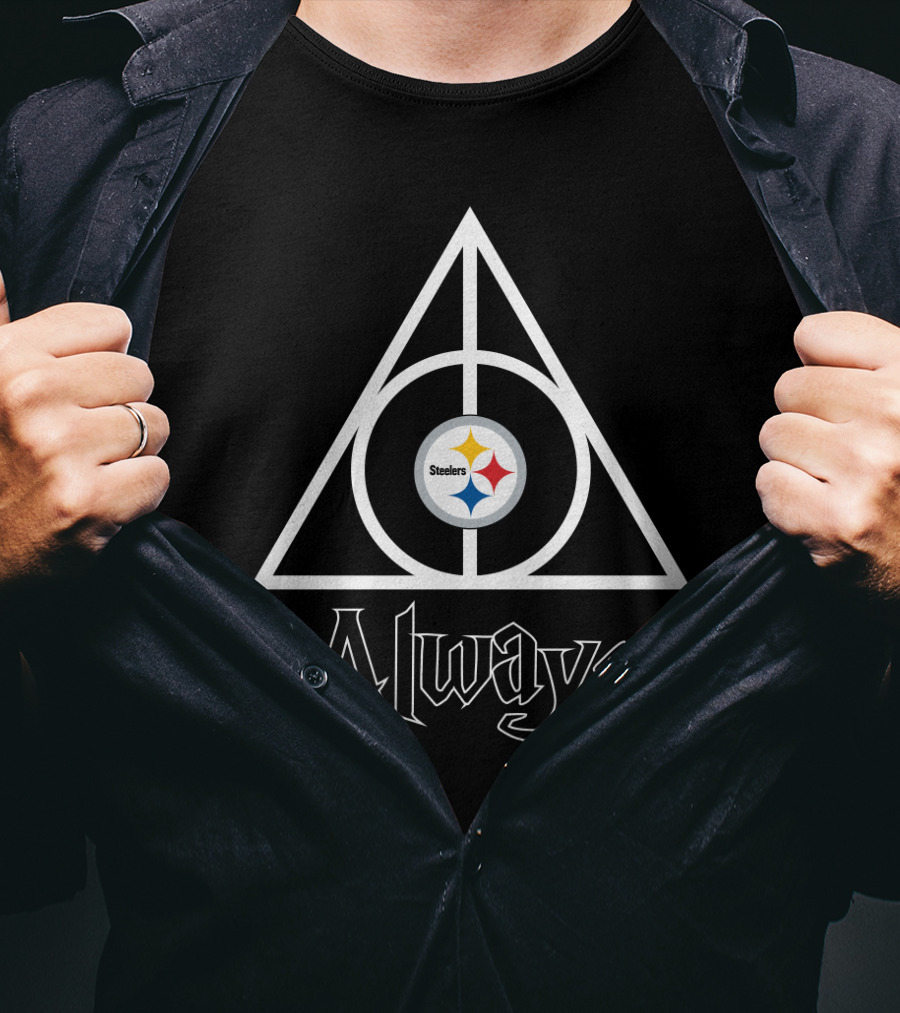 Deathly Hallows Always Pittsburgh Steelers T-Shirt