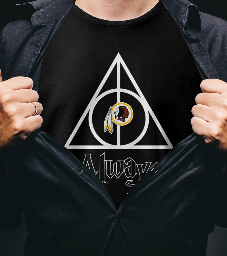 Always Deathly Hallows Washington Redskins T-Shirt