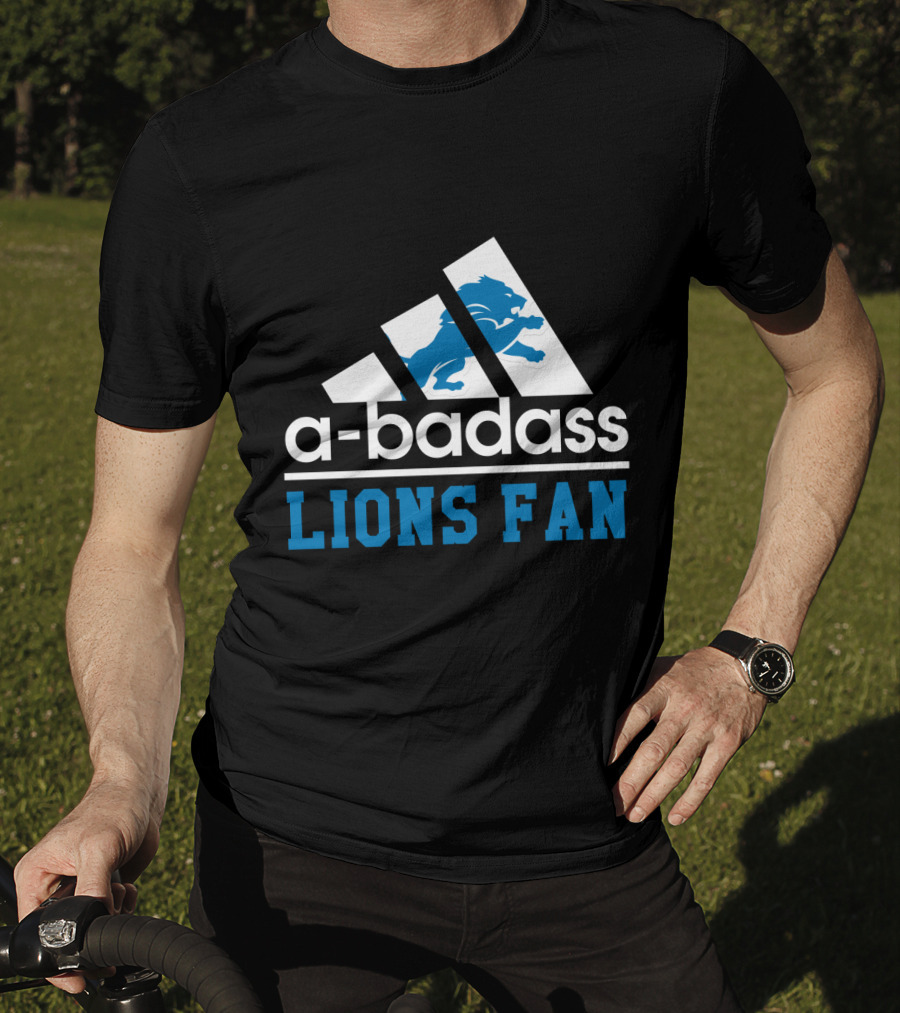 A-Badass Lions Fan Detroit Lions Cool For Fans T-Shirt