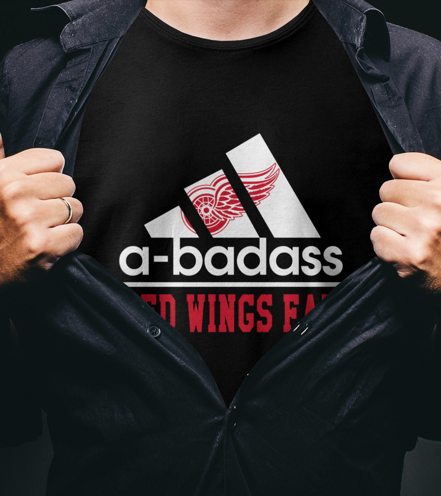 Detroit Red Wings Fan A-badass T-Shirt