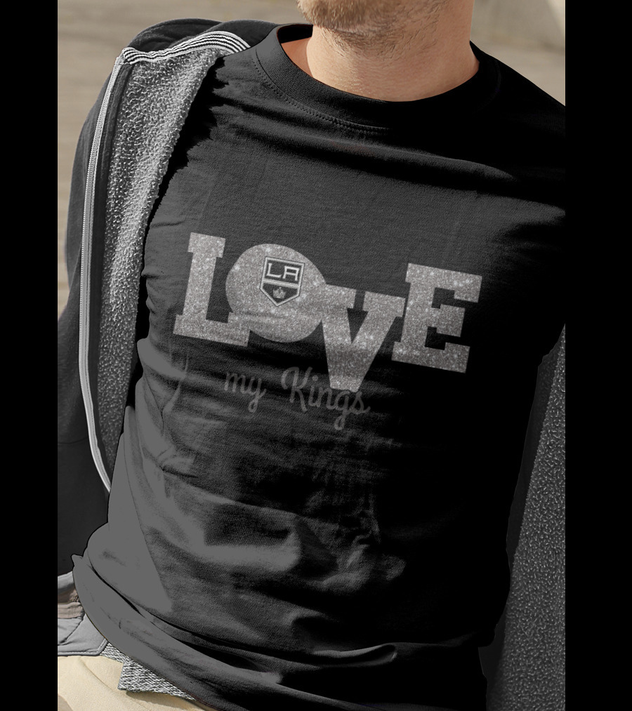 LA Kings Glitter Love My Kings T-Shirt