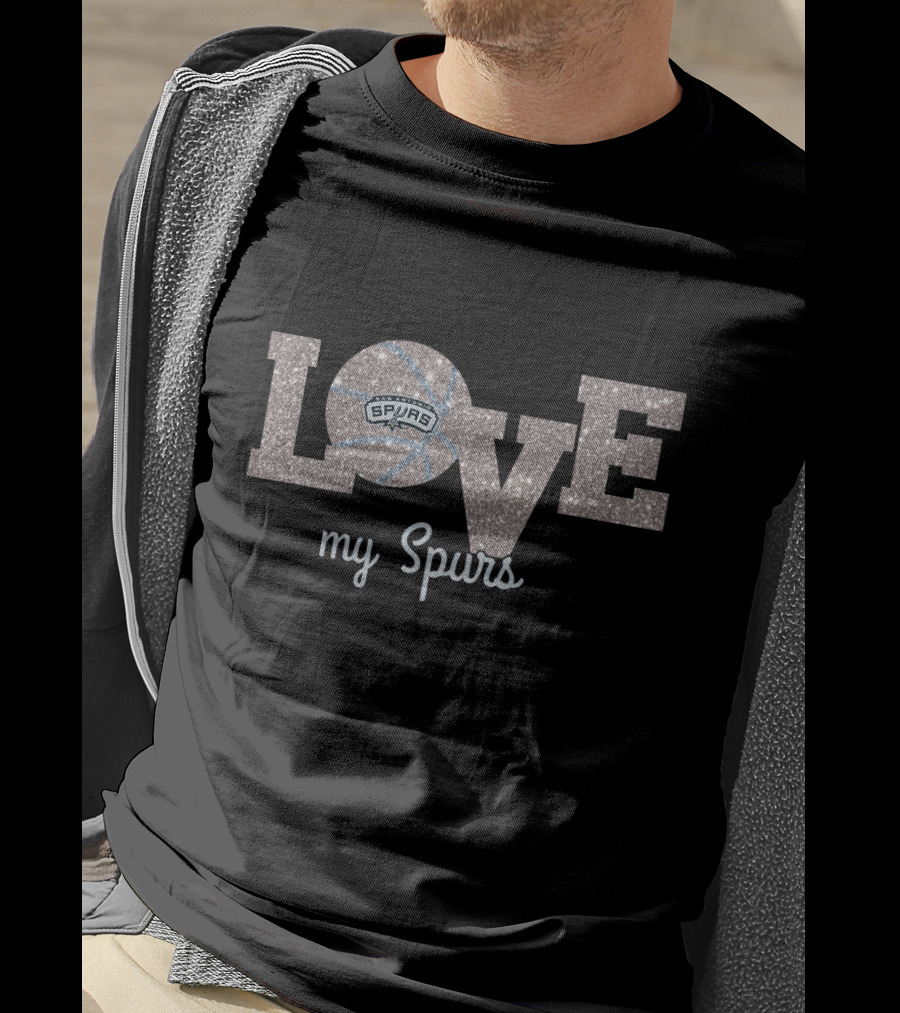 Love My Spurs Basketball T-Shirt