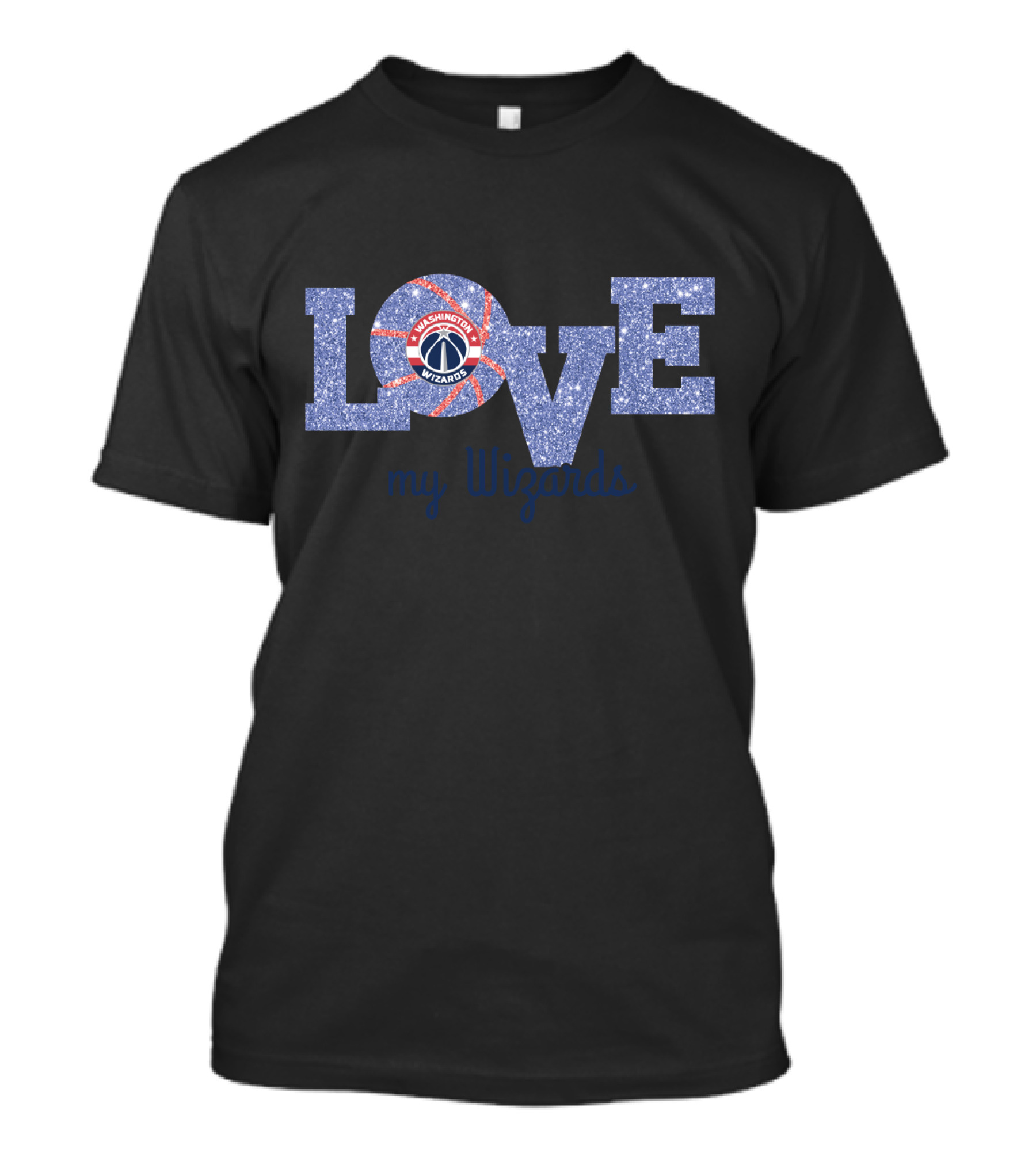 Love My Washington Wizards Fans Basketball T-Shirt