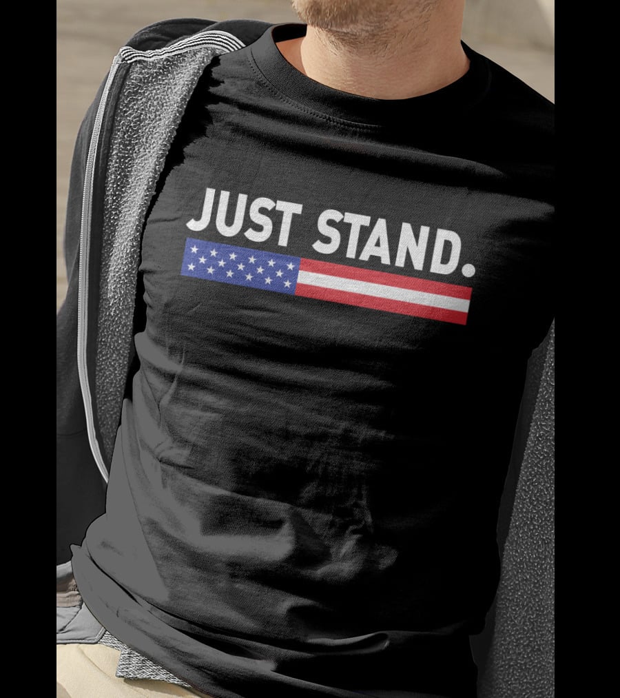 Just Stand American Flag T-Shirt