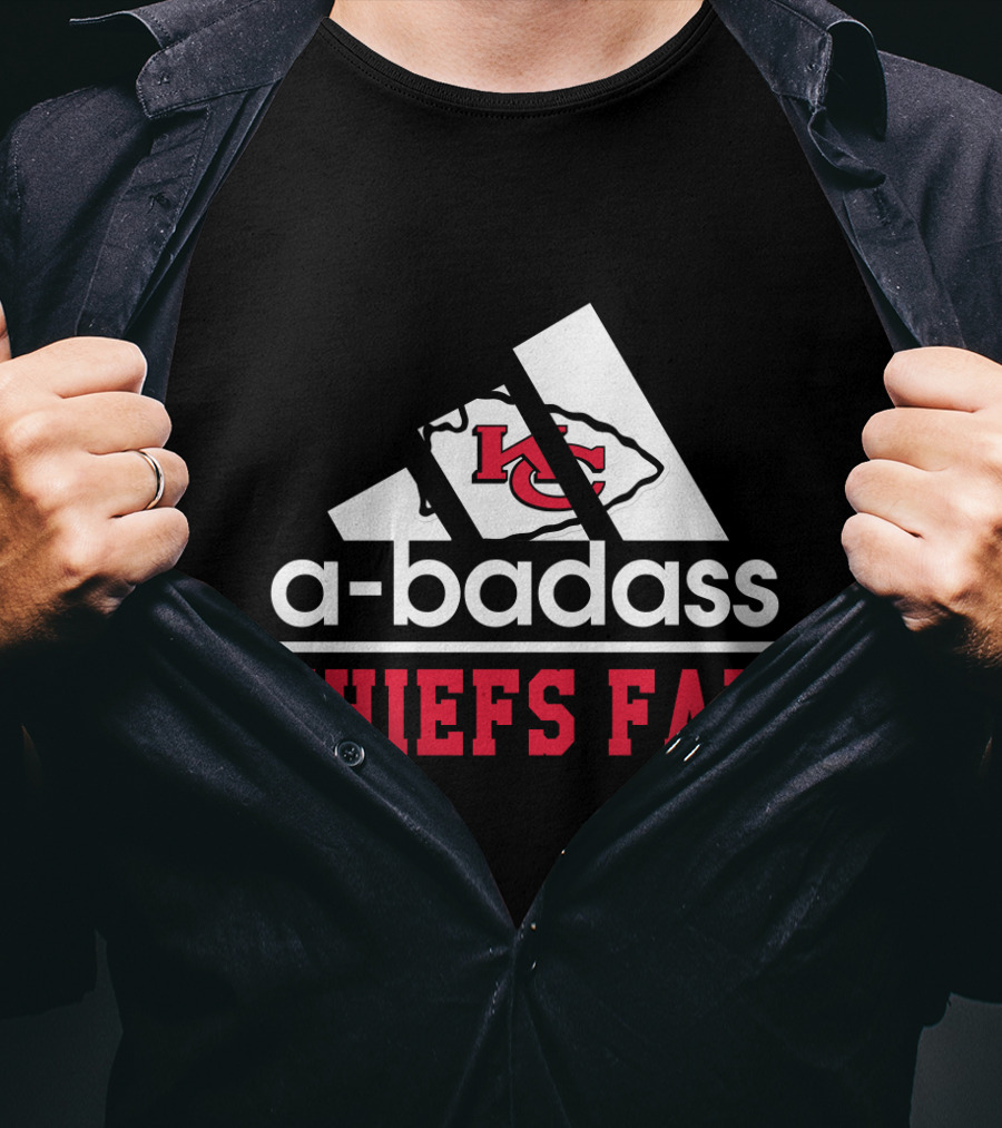 A-Badass Chiefs Fan Kansas City Chiefs T-Shirt