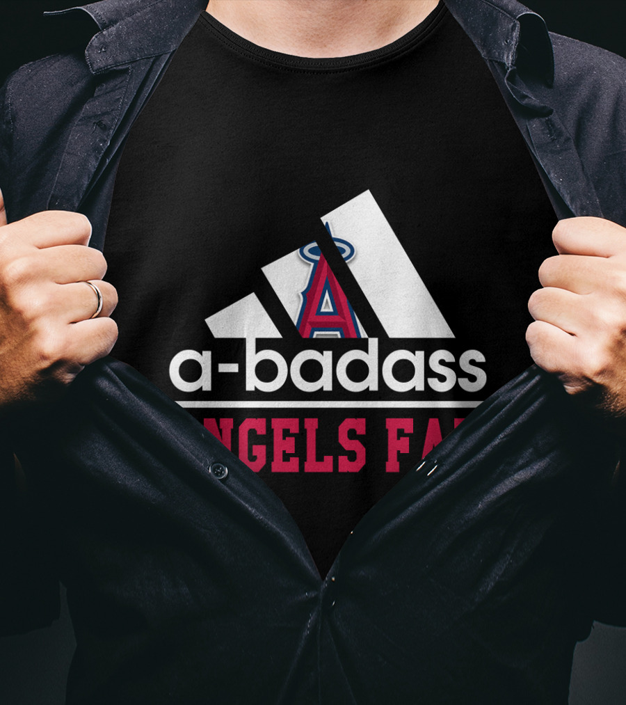 Los Angeles Angels A-Badass Angels Fan T-Shirt
