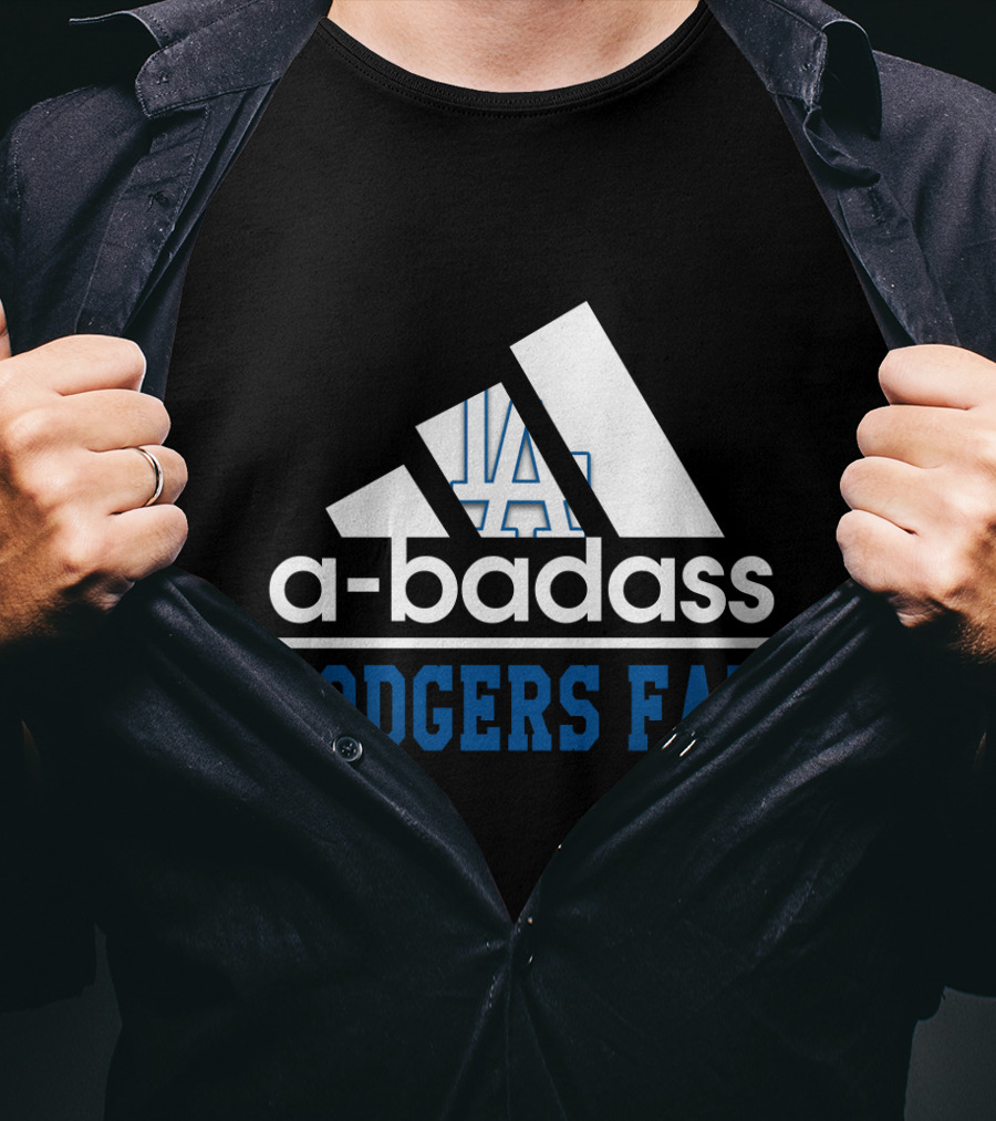 A-Badass Los Angeles Dodgers Fan Cool T-Shirt