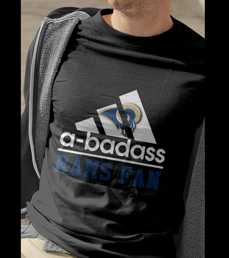 A-Badass Rams Fan Los Angeles Rams Cool For Fans T-Shirt