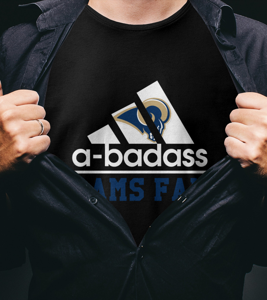A-Badass Rams Fan Los Angeles Rams Cool For Fans T-Shirt