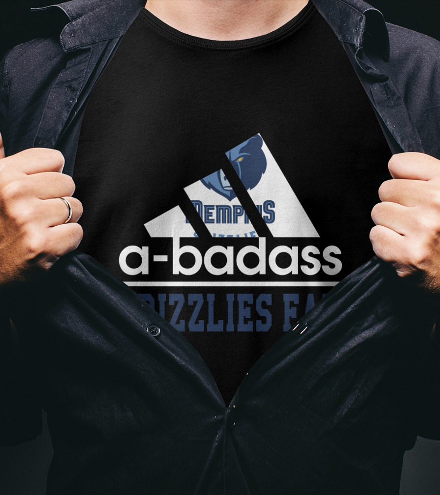 Memphis Grizzlies A-Badass Grizzlies Fan T-Shirt