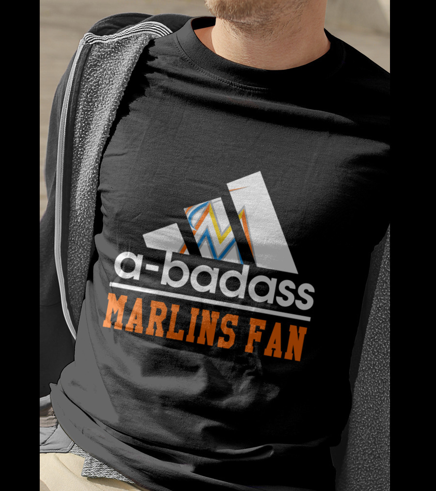 Miami Marlins Fan A-Badass T-Shirt