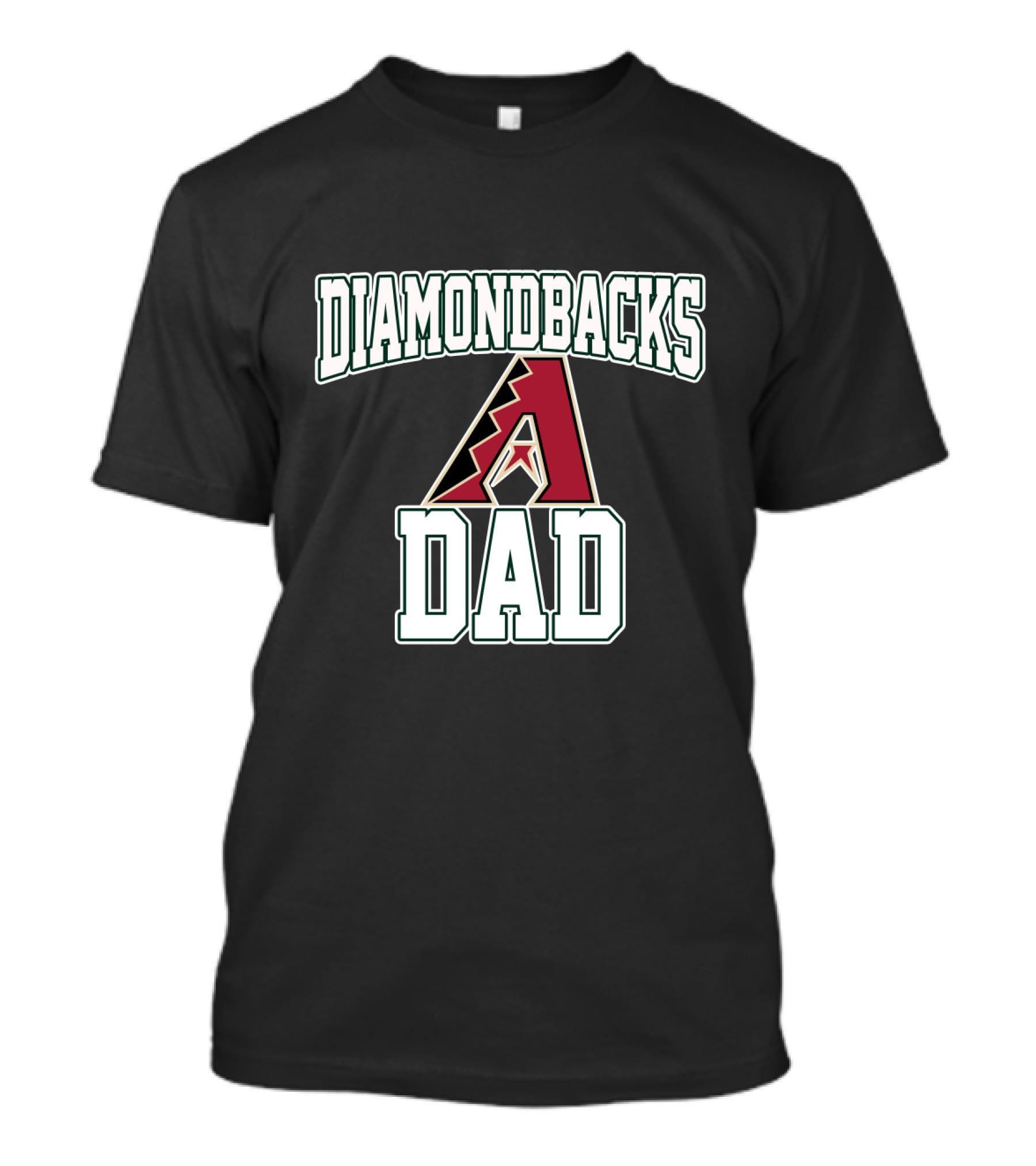 Arizona Diamondbacks Dad Fan Pride With Bold Team T-Shirt