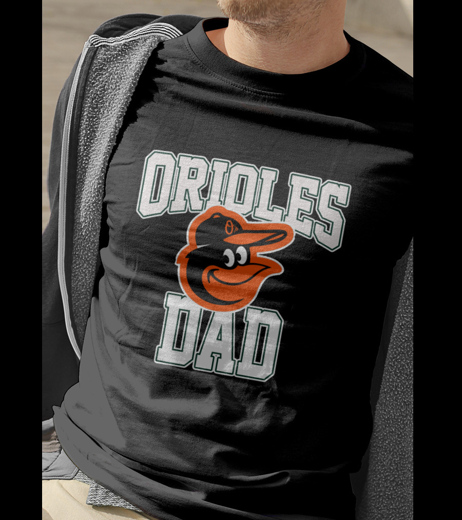 Orioles Dad Baltimore Orioles Logo Fathers T-Shirt