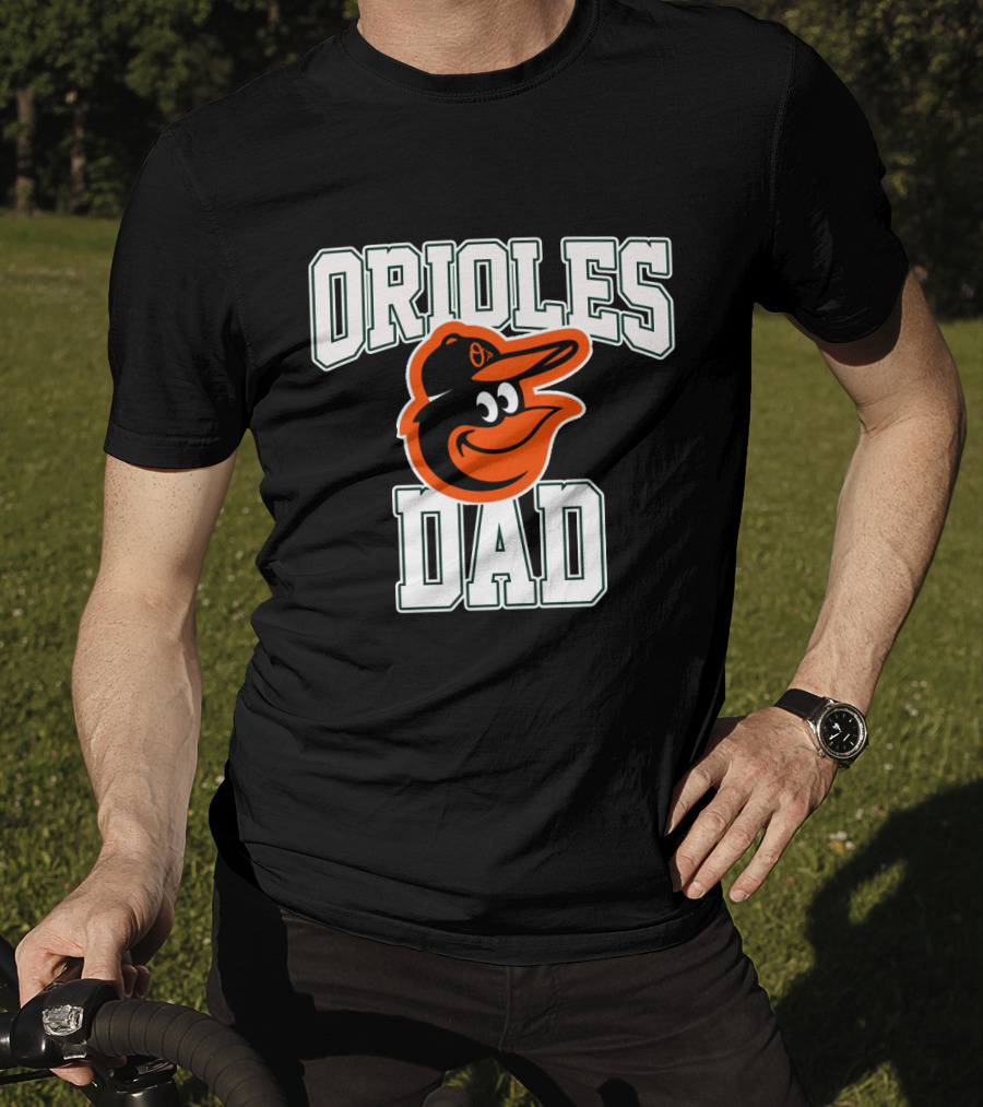 Orioles Dad Baltimore Orioles Logo Fathers T-Shirt