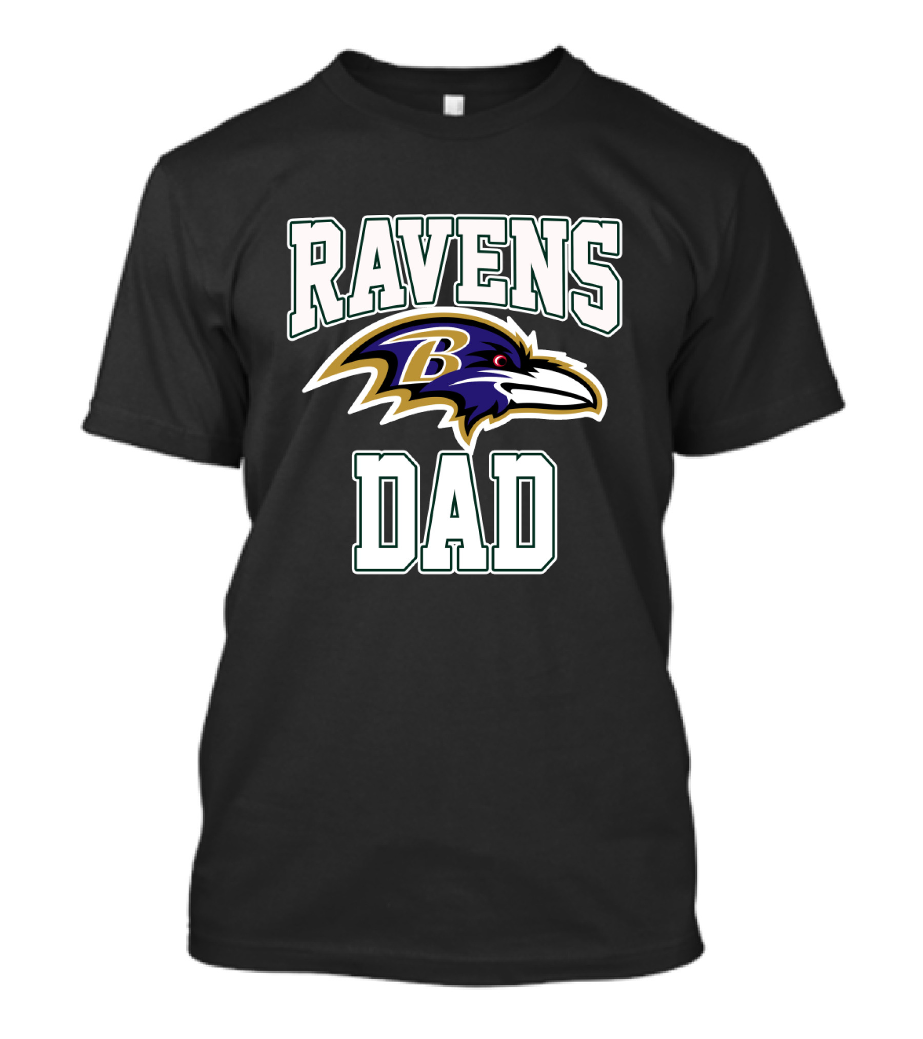 Baltimore Ravens Dad Father's Day Gift T-Shirt