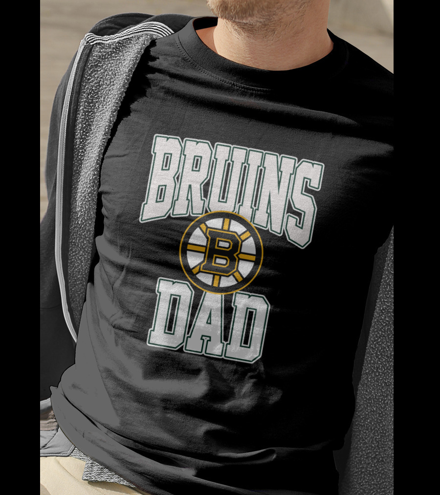 Bruins Dad Boston Hockey Team Fan T-Shirt