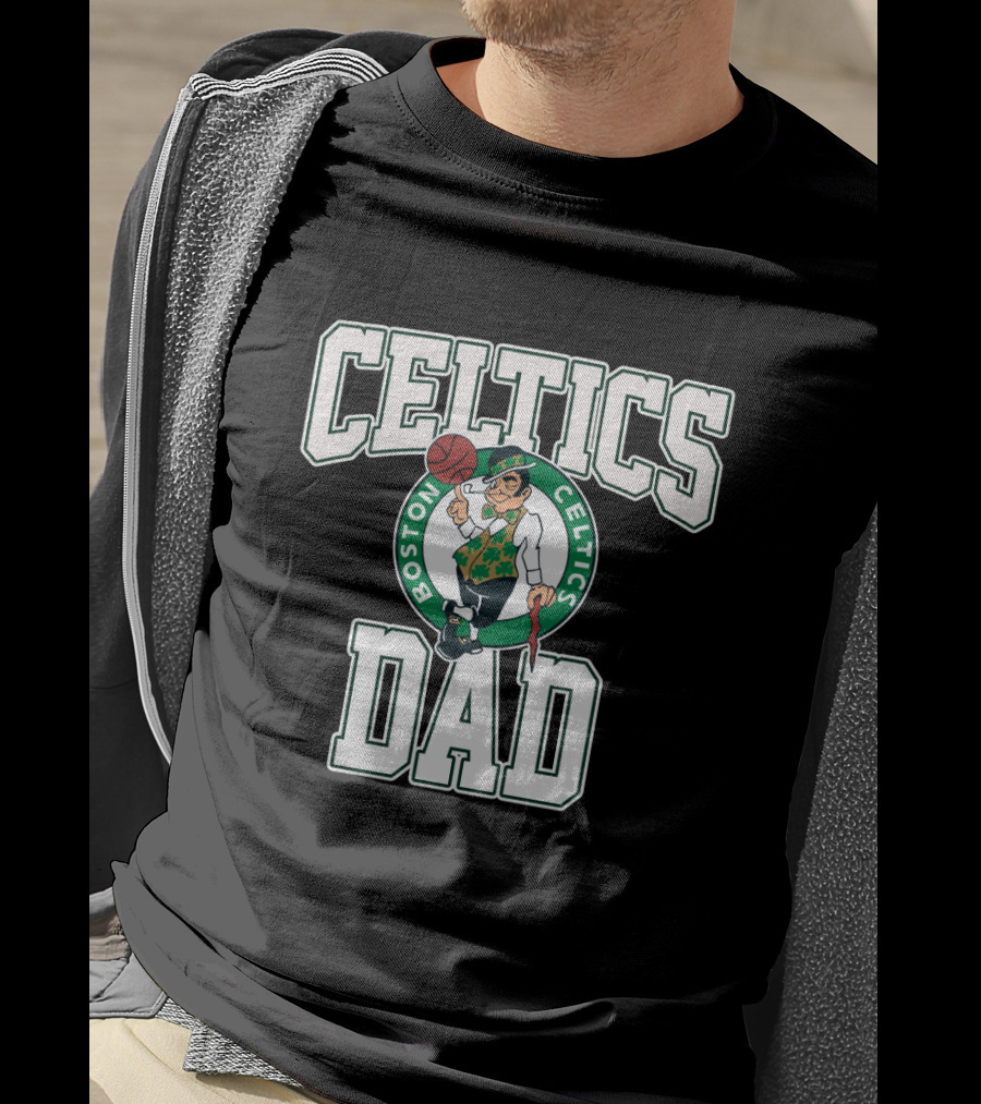 Boston Celtics Dad Father's Day Celebration Celtics T-Shirt