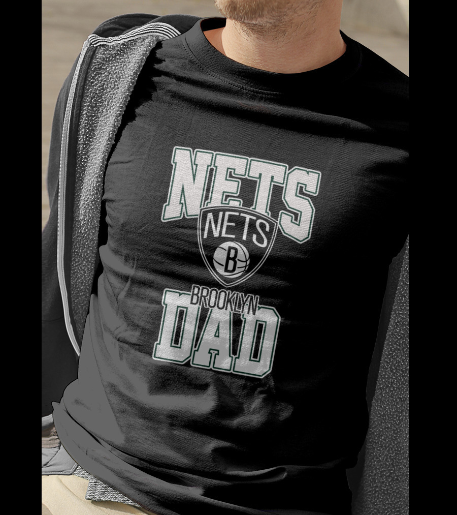 Nets Brooklyn Dad Father's Day Basketball Fan T-Shirt