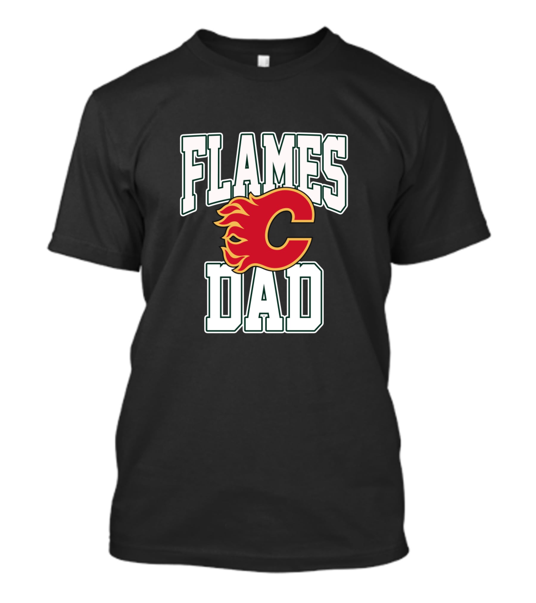 Calgary Flames Dad Hockey T-Shirt