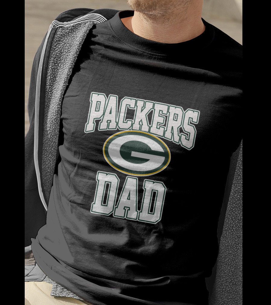 Packers Dad Green Bay Father's Day T-Shirt