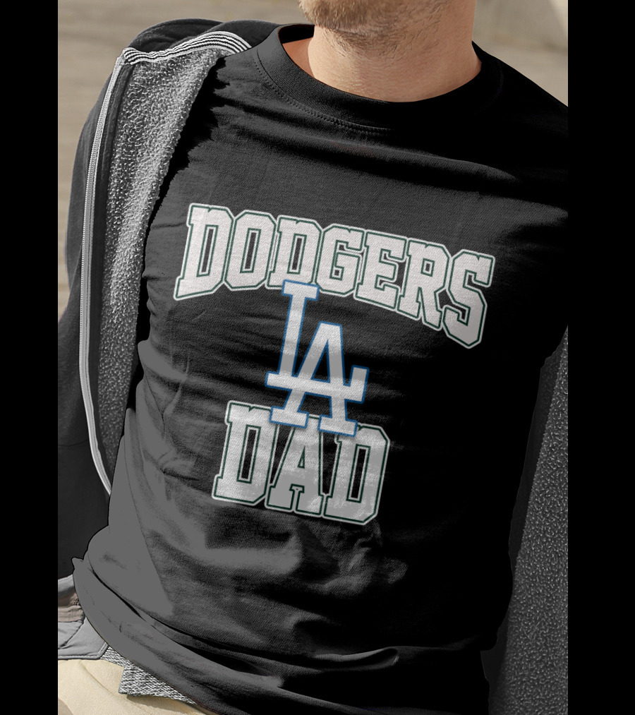 Dodgers LA Dad Baseball T-Shirt
