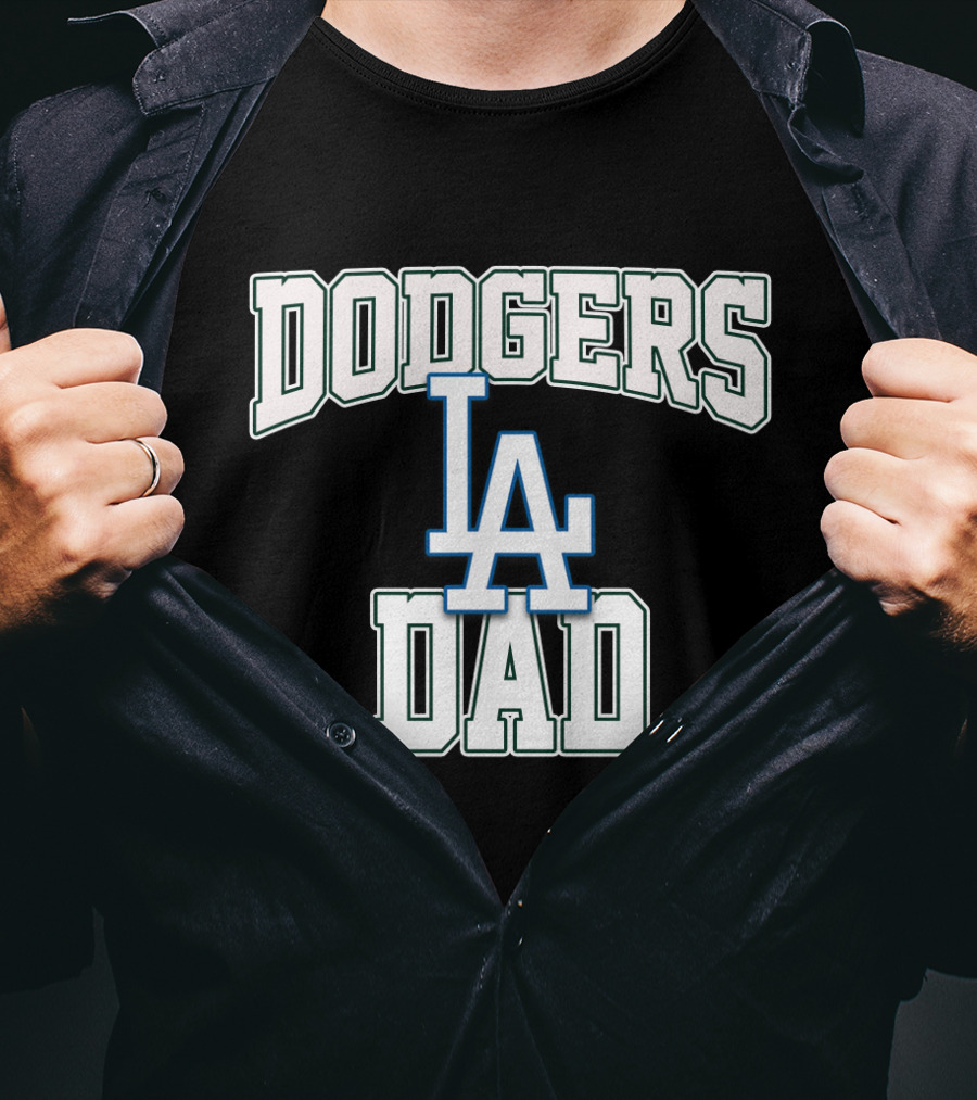 Dodgers LA Dad Baseball T-Shirt