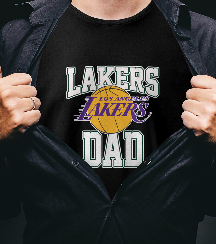 Los Angeles Lakers Best Dad Father's Day T-Shirt
