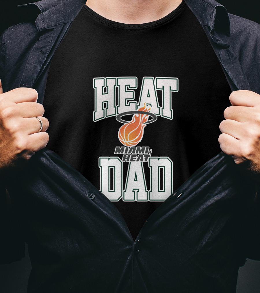 Miami Heat Dad Best Father's Day Gift T-Shirt