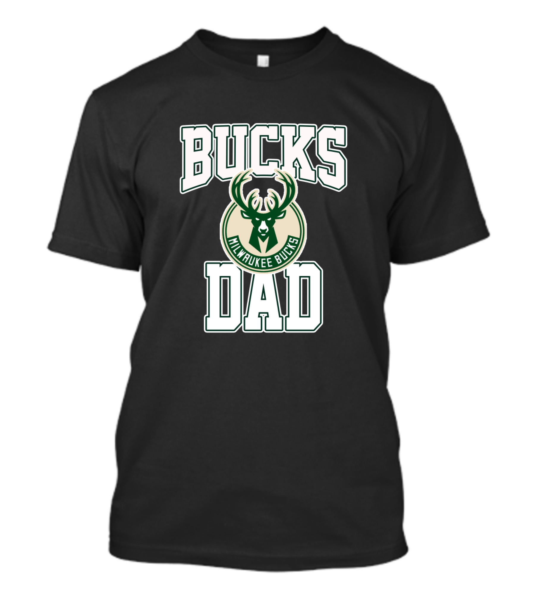 Milwaukee Bucks Dad Father's Day Bucks Dad T-Shirt