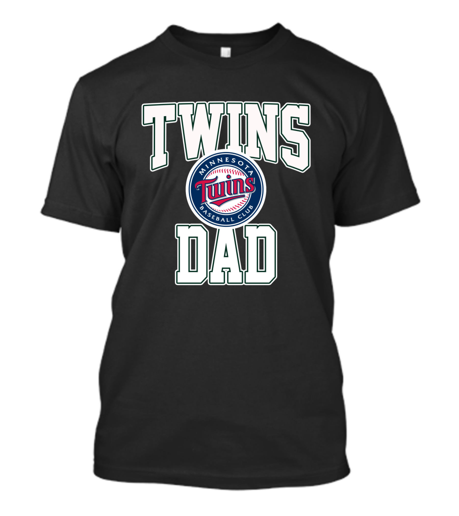 Minnesota Twins Baseball Club Dad Fan Twins T-Shirt