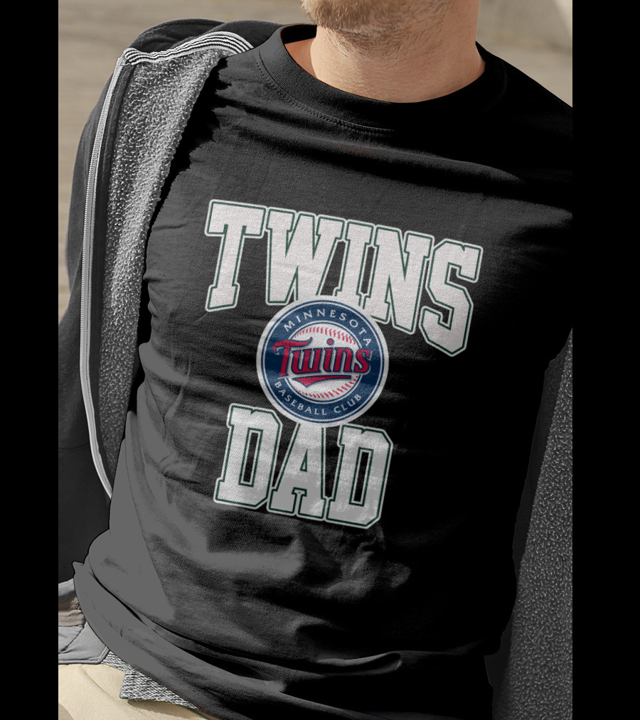 Minnesota Twins Baseball Club Dad Fan Twins T-Shirt